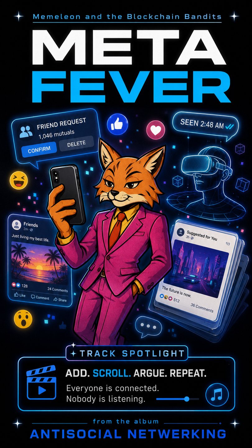 Meta Fever — Facebook promo card