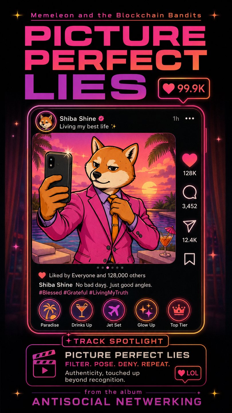 Picture Perfect Lies — Instagram promo card