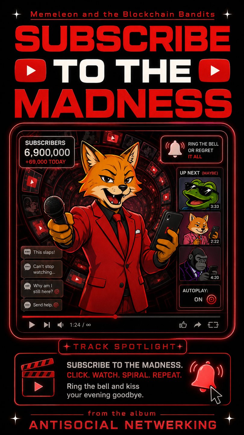 Subscribe to the Madness — YouTube promo card